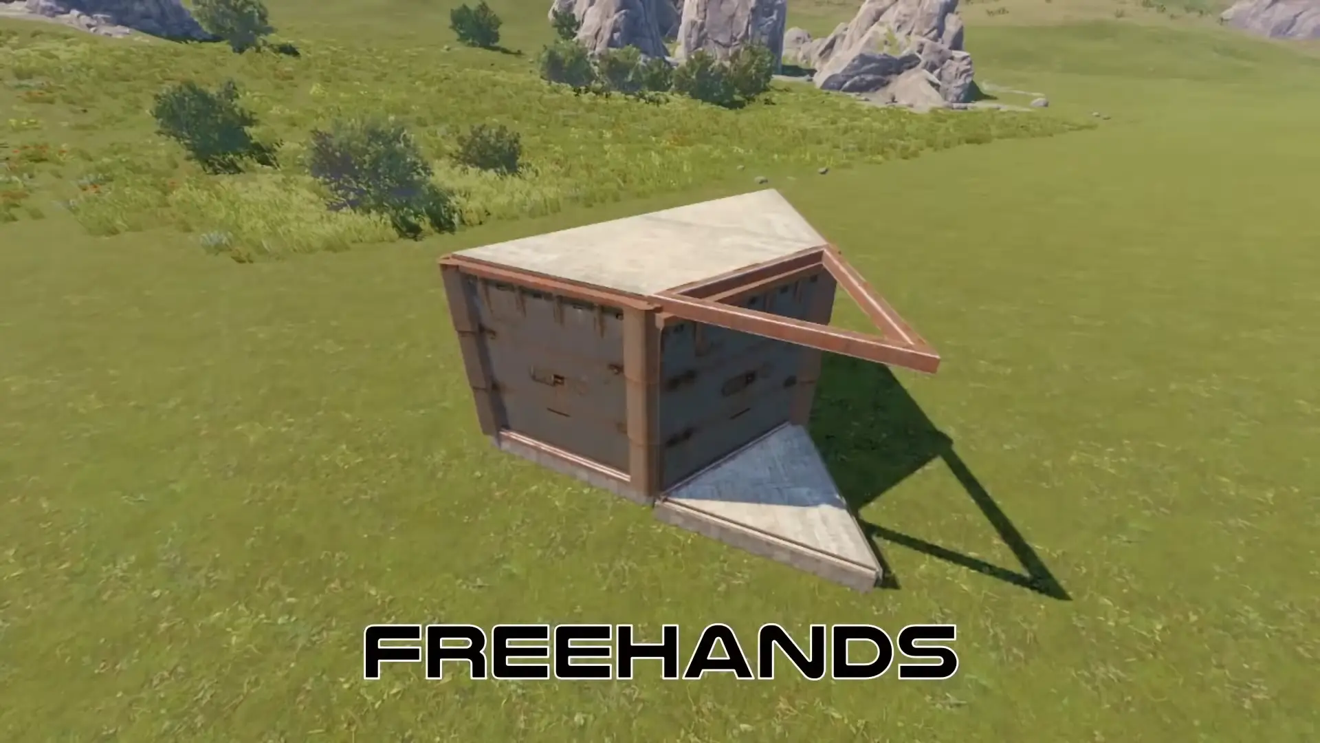 Picture of the freehands bunker.