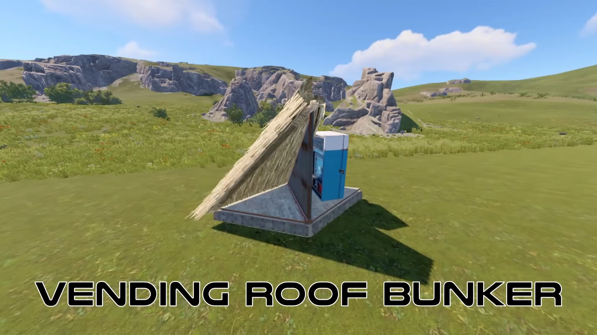 Picture of the vending roof bunker.